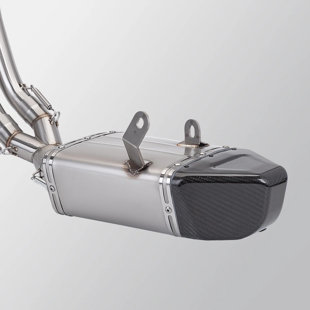 2014-2023 MT07 XSR700 Complete Motorcycle Exhaust System Modified Exhaust Muffler with Bottom Box New Condition